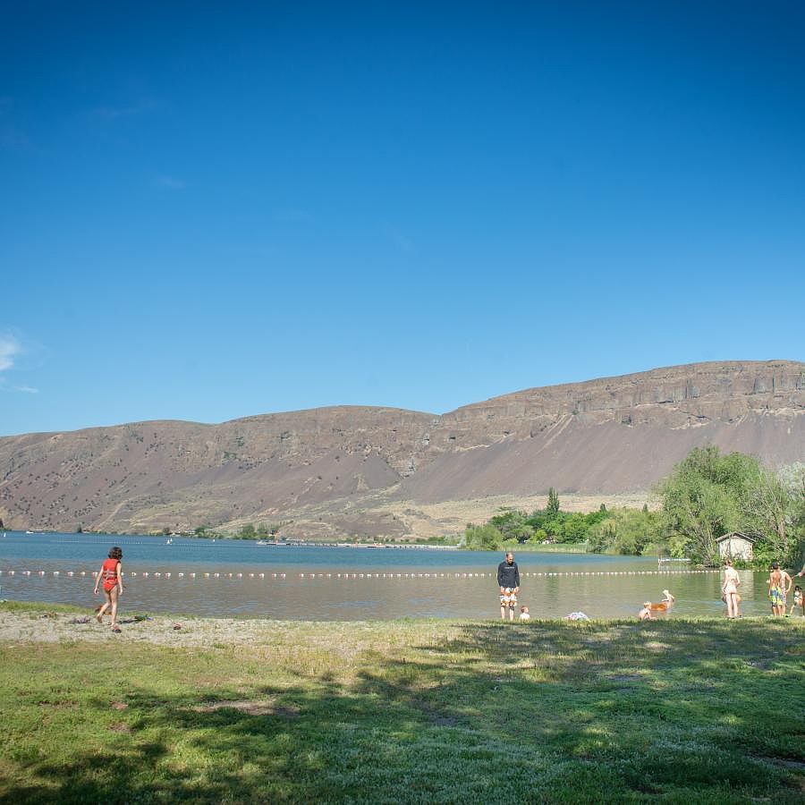 Park Lake at Sun Lakes-Dry Falls State Park is one of four lakes for which the Washington Department of Fish and Wildlife is proposing changes to fishing rules.