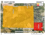 Fire prompts evacuation order near Worley