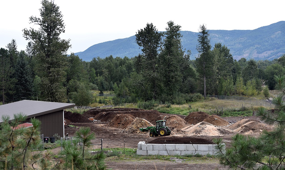 Dirt Rich Compost, located at 325 Fourth Avenue EN in Columbia Falls, has been producing compost and diverting waste from the landfill since 2015. (Julie Engler/Whitefish Pilot)