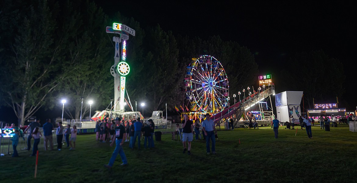 Fun times at the carnival at the Sanders County Fair. (Tracy Scott/Valley Press)