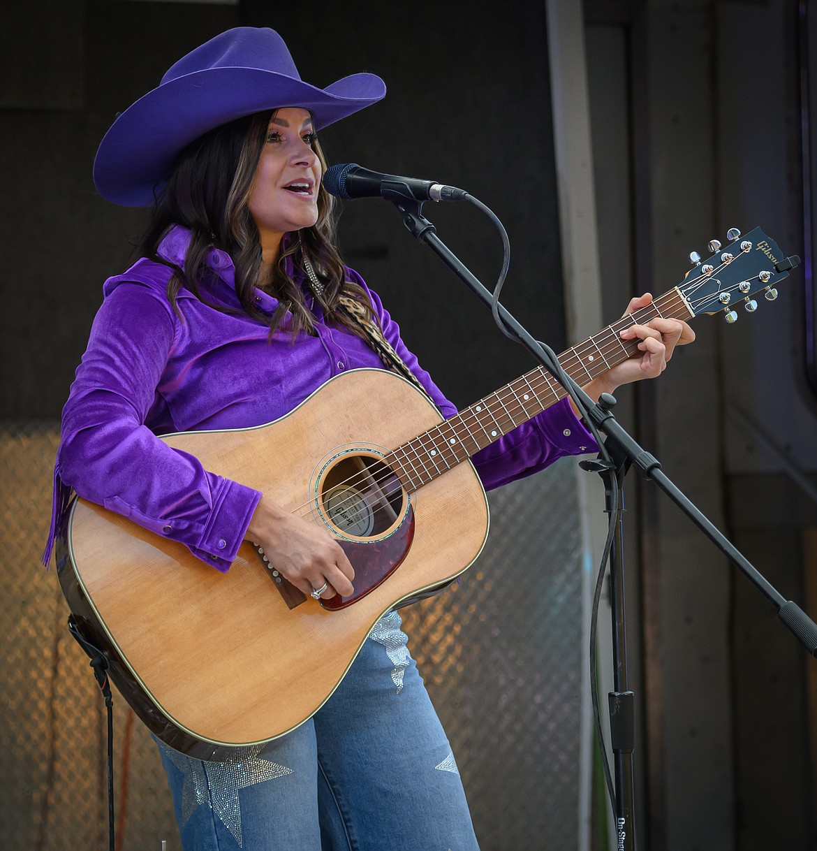 Kailie Marie, from Dillon, performs at the Sanders County Fair. (Tracy Scott/Valey Press)