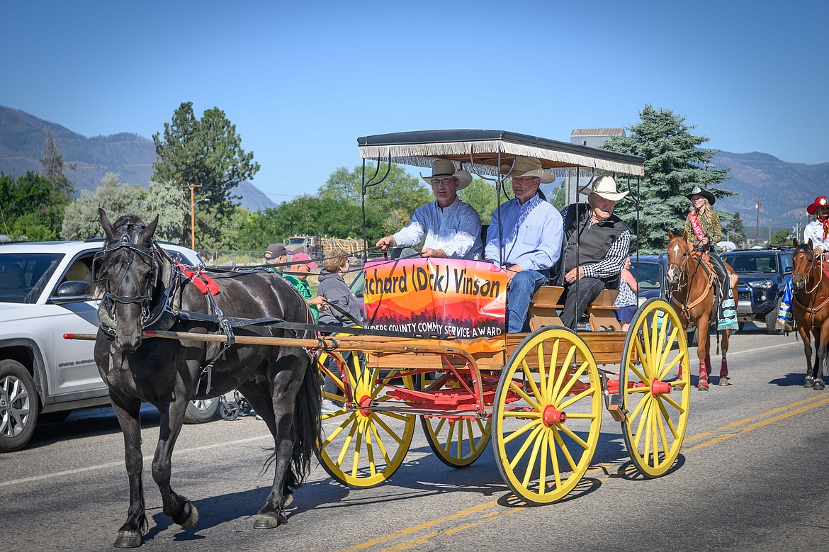 Richard Vinson was the Sanders County Community Service Award honoree. (Tracy Scott/Valley Press)