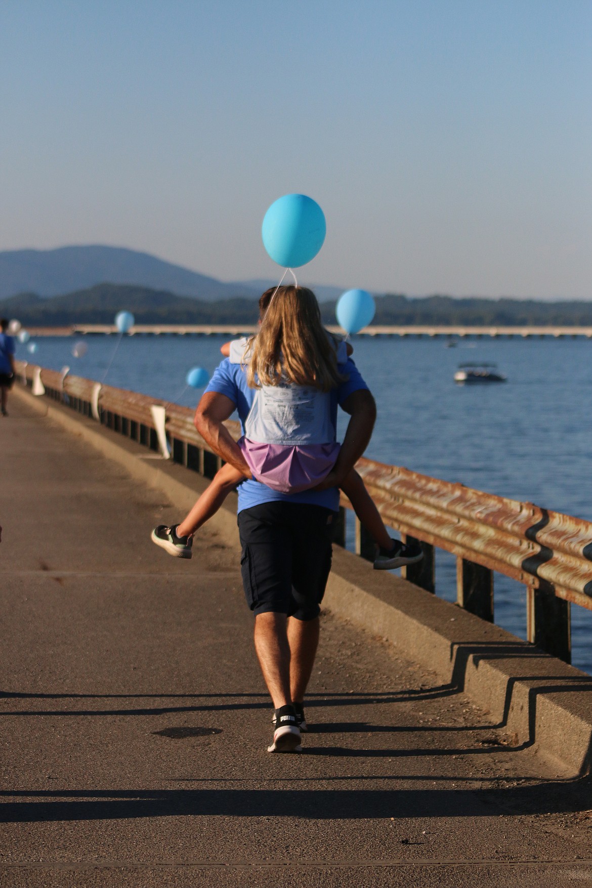 Walkers take part in the Walk for HOPE on Sunday.