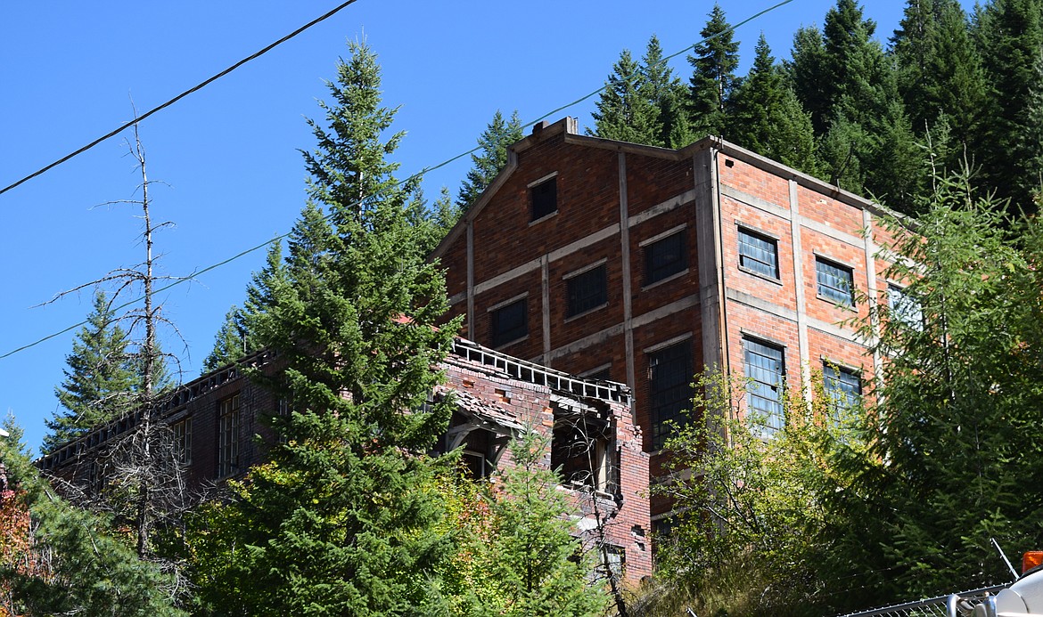 Remnants from the Helca Mine operations in Burke, Shoshone County.