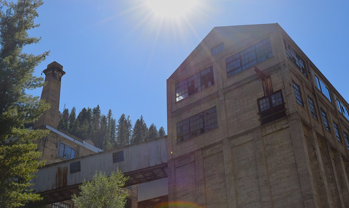 Remnants of the Helca Mine in Burke, Shoshone County.