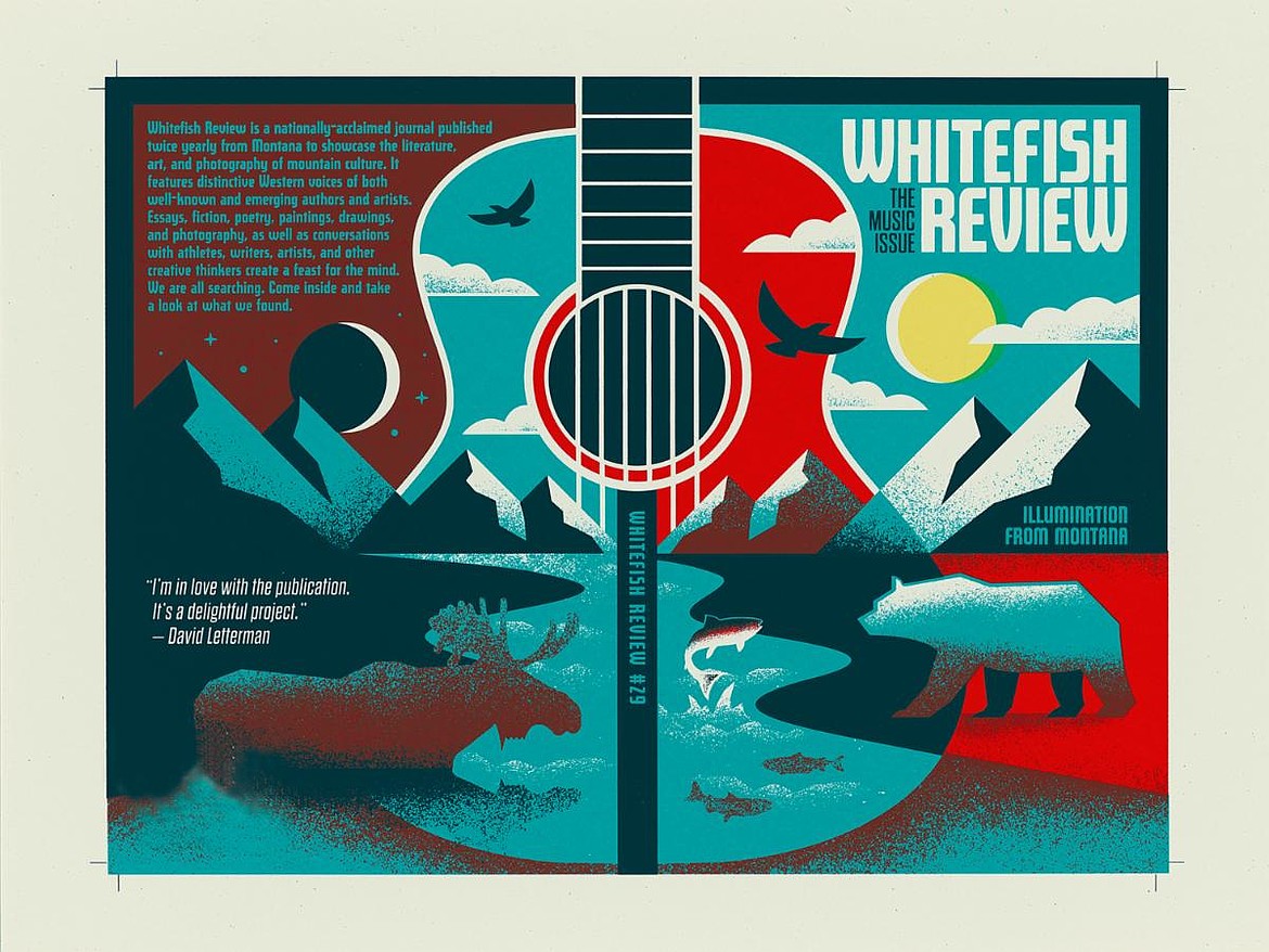 Whitefish Review launches "The Music Issue" with live music Sept. 13 in Whitefish. "The Music Issue" features 33 writers and artists. (Image provided by Whitefish Review)