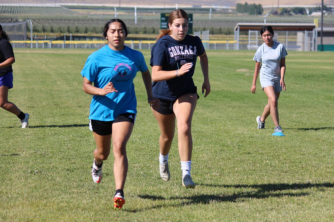 Cardio training is part of the regimen for Quincy girls soccer players. The Jacks finished with a winning record in 2023 and will test their skills in a new league in 2024.