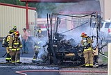 RV destroyed in fire