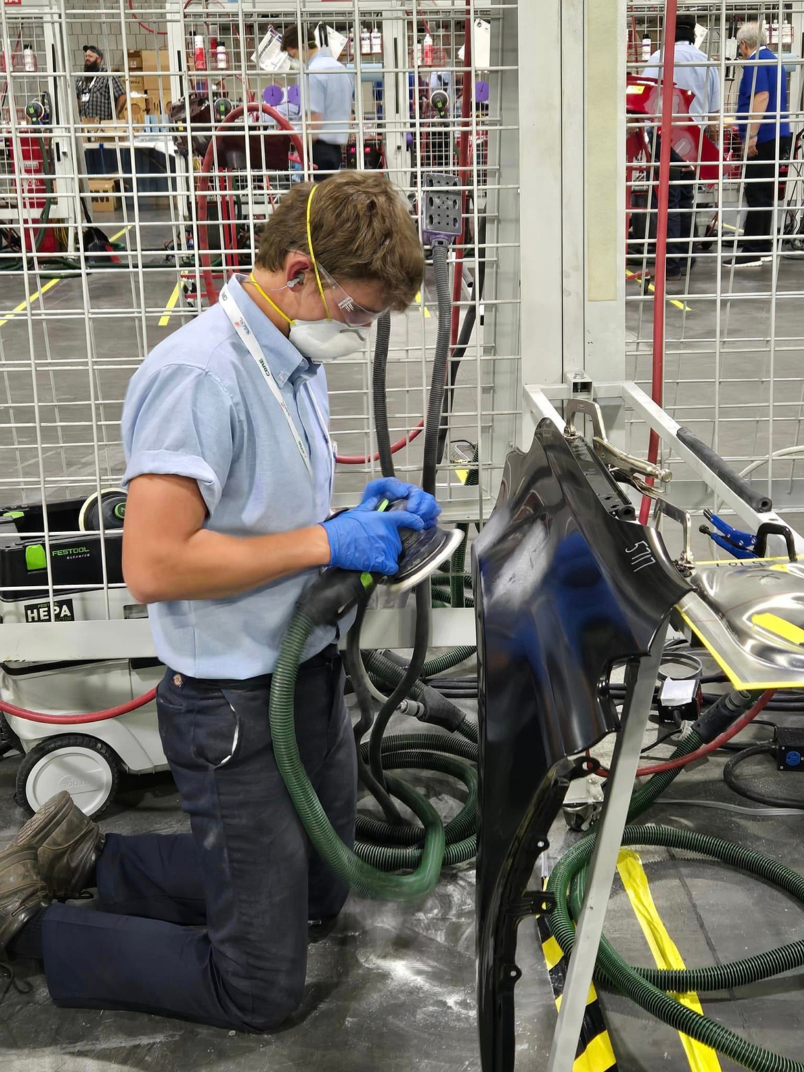 North Idaho College student Jon Brunko competes June 24 at the SkillsUSA National Leadership and Skills Conference in Atlanta. Brunko is the second NIC student to win first place in a National SkillsUSA competition, after Ashleigh Anderson of Hayden took home a top-place finish in 2021.