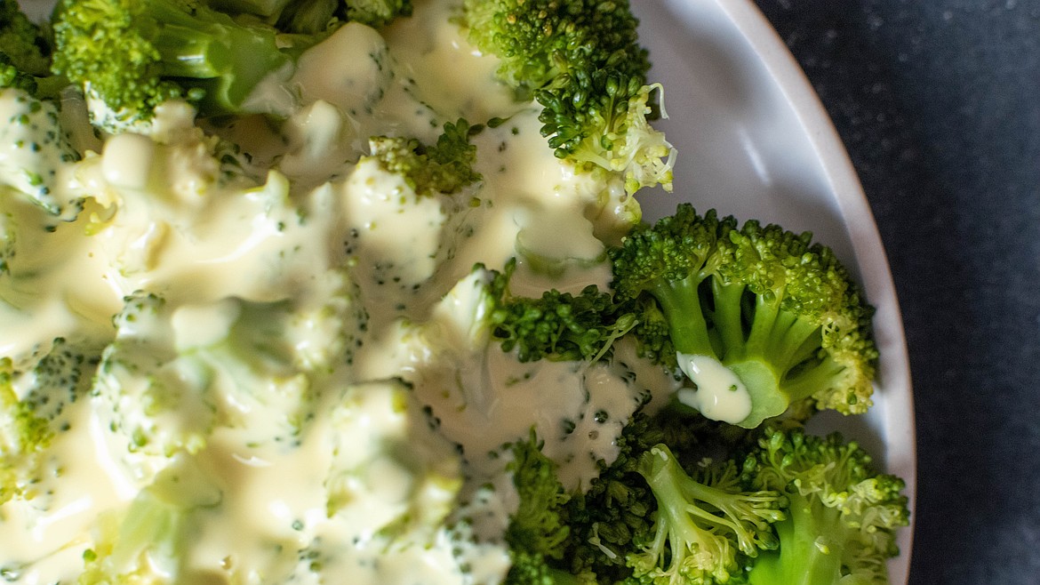 Broccoli serves admirably in a very special meatless main dish, which features hard-cooked eggs and a hollandaise sauce.