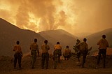 Cool weather forecast offers hope in battling intense Southern California blaze