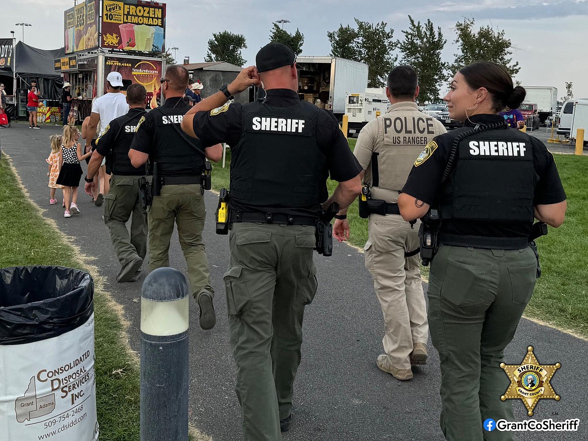 The Grant County Fair saw an increase in law enforcement presence this year after at least one shooting and other security issues. Agencies from throughout the Columbia Basin worked together to ensure fair patrons' safety.