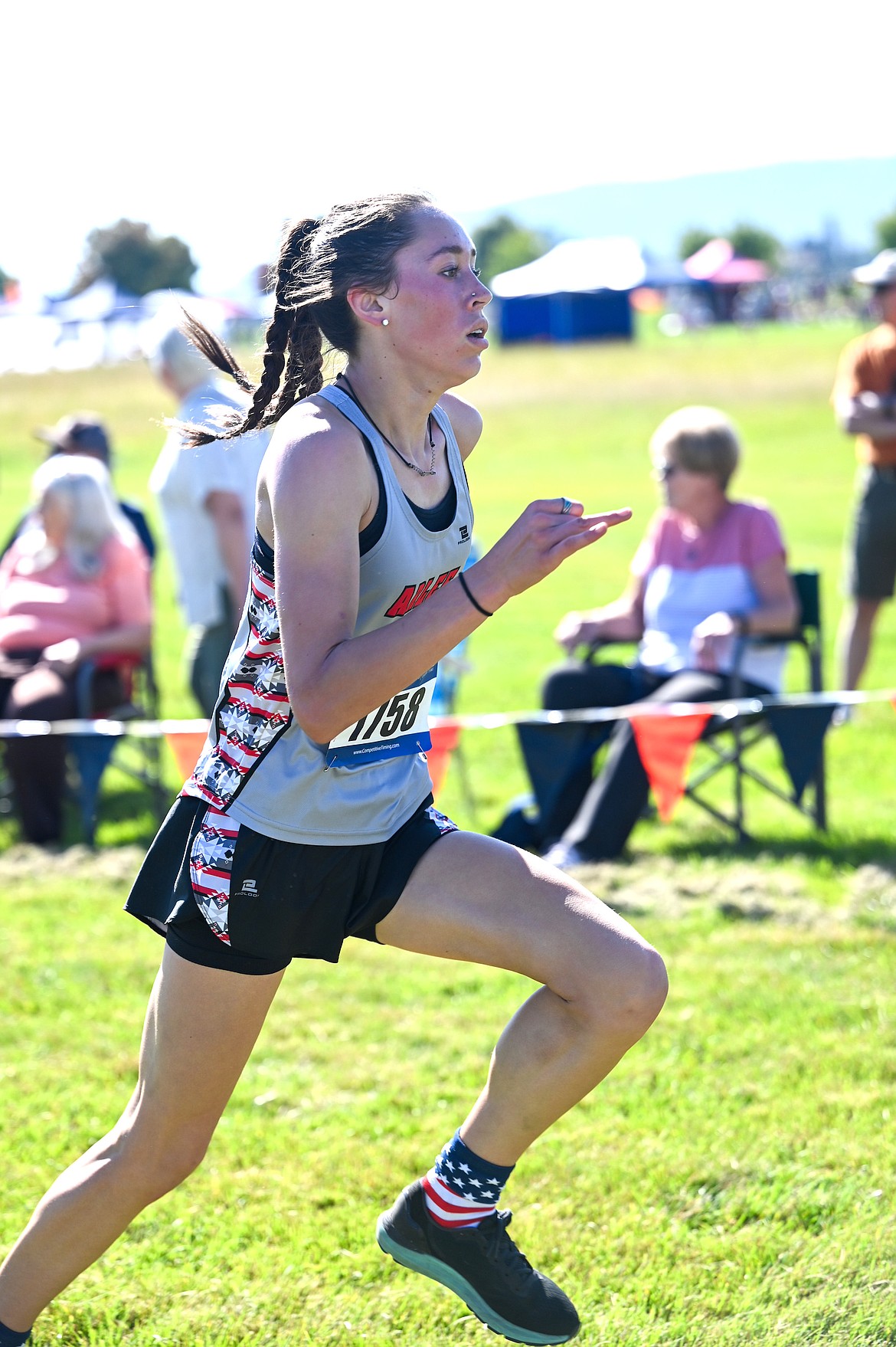 Arlee's Anola Naugle placed 31st in the Flathead Invite with 21:33, and moved into the top 10 for Class B. (Christa Umphrey photo)