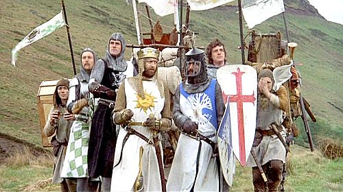 The uproarious 1975 British comedy "Monty Python and the Holy Grail" will be shown for Movie Night at the Museum. (Courtesy image)