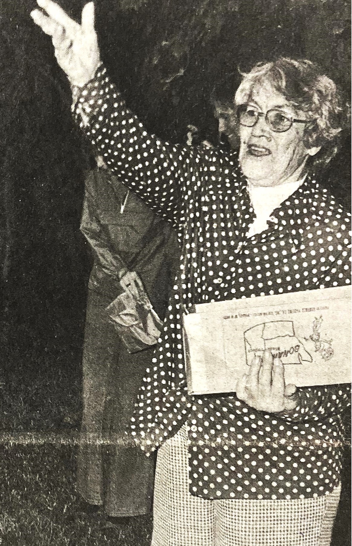 In 1979, as was her custom, Orlinda “Lindy” Gunning tossed candy to children at Twin Lakes.