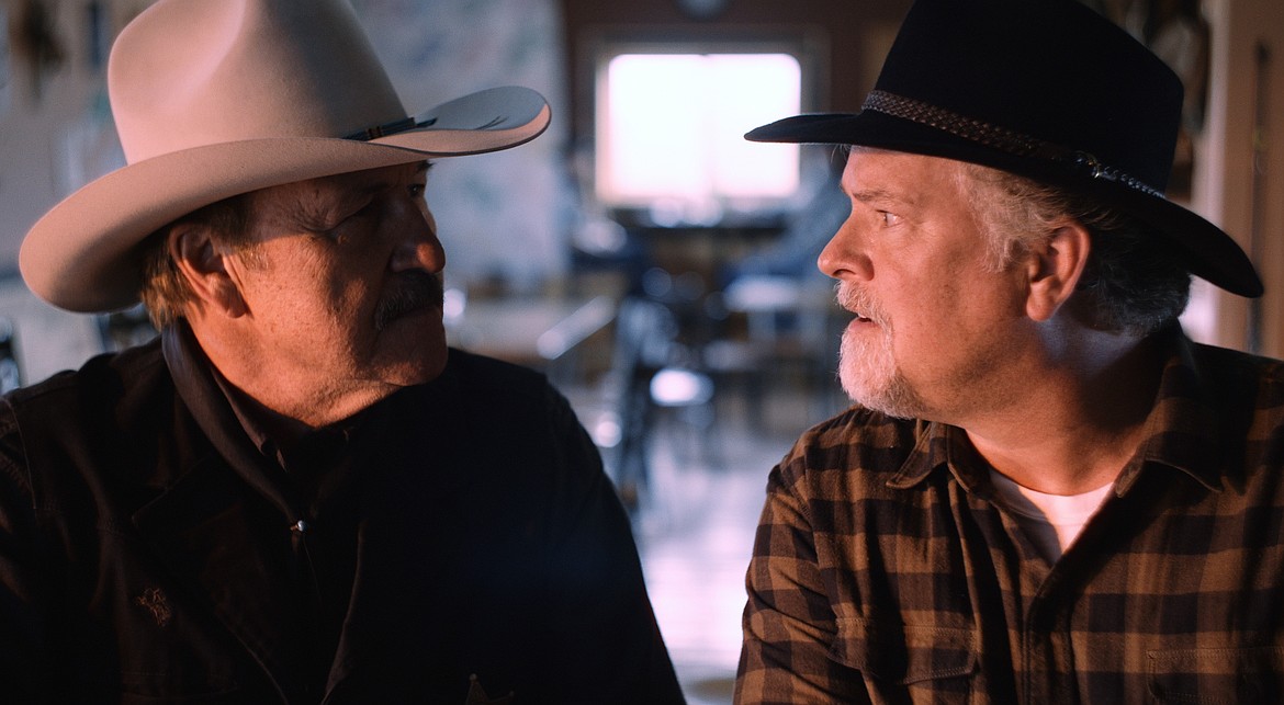 Mike Eldred and Rob Quist appear in the film “Out to Pasture.” (Courtesy photo)