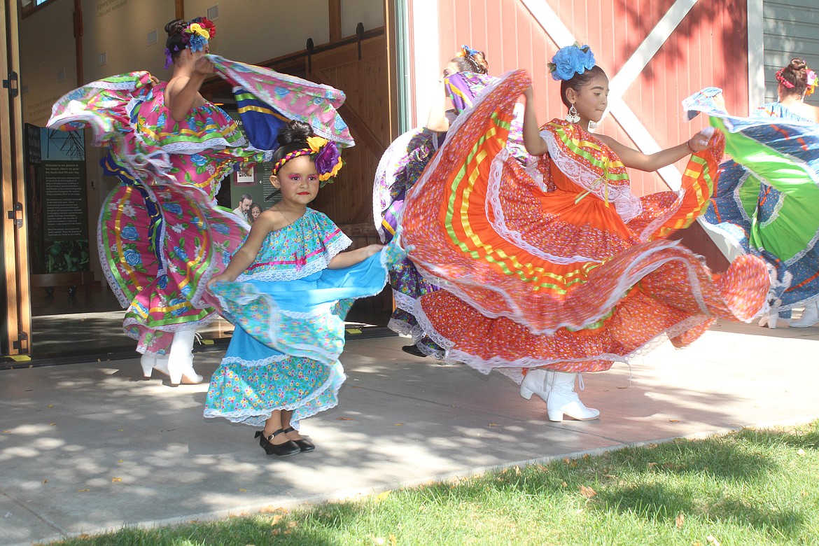 Dancers from the Sol y Luna dance troupe performed traditional routines at the 2022 Celebration of Cultures at the Quincy Valley Historical Society and Museum. This year’s festival, called the Celebration of Harvest and Culture, is Sept. 28.