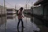 Residents of Mexico City suburb are anxious after living over a month in black sewage water