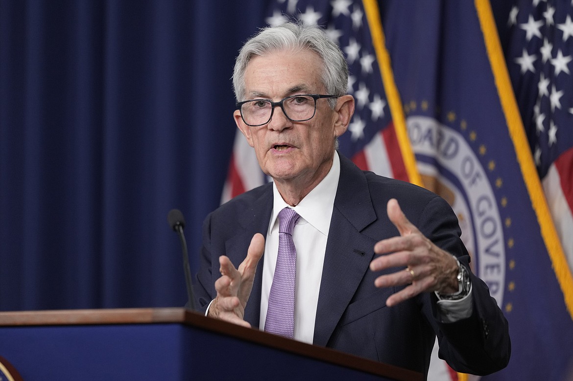 Federal Reserve Board Chairman Jerome Powell speaks during a news conference at the Federal Reserve in Washington, Wednesday, Sept. 18, 2024. (AP Photo/Ben Curtis)