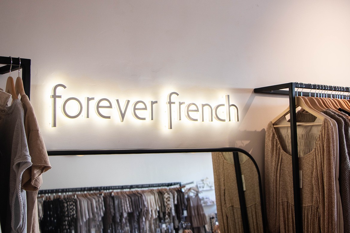 Forever French, a new children's and lifestyle boutique in downtown Kalispell, has clothinig options for all kids and women. (Kate Heston/ Daily Inter Lake)