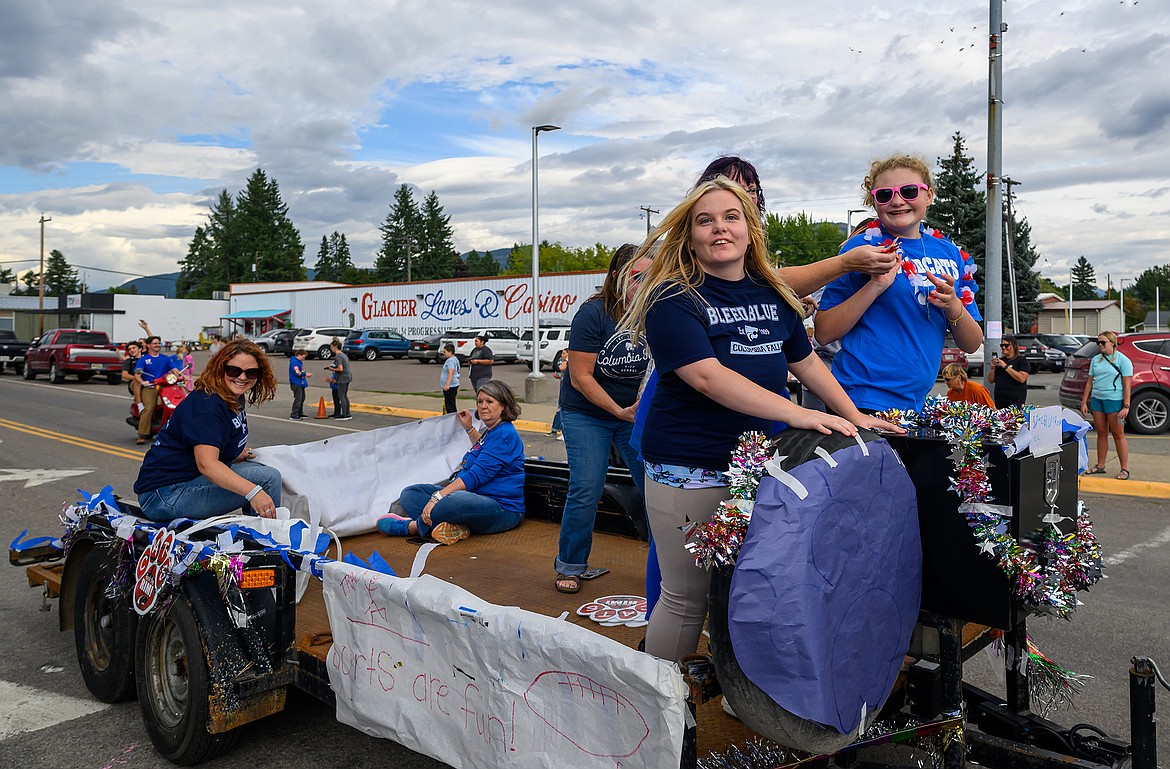 The Special Olympics float.