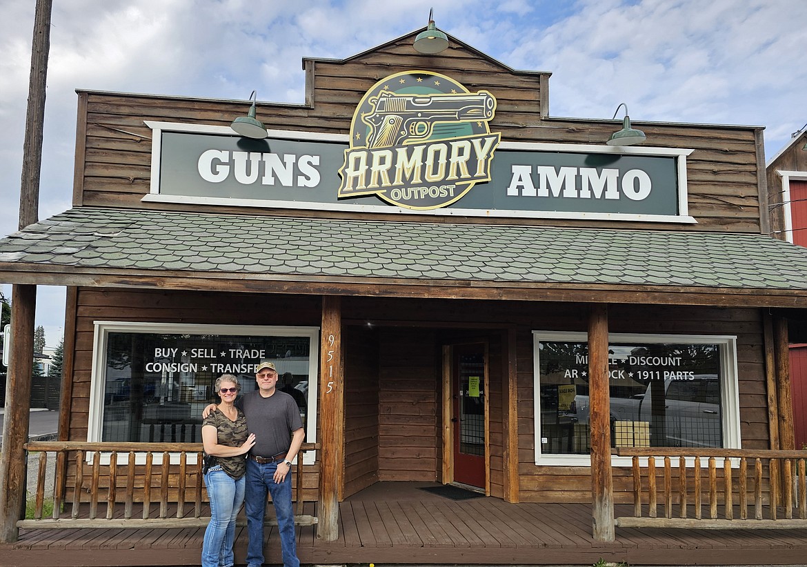 Armory Outpost owners Michele and Dave Nielson.