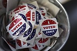 In-person voting begins for the US presidential contest, kicking off the sprint to Election Day