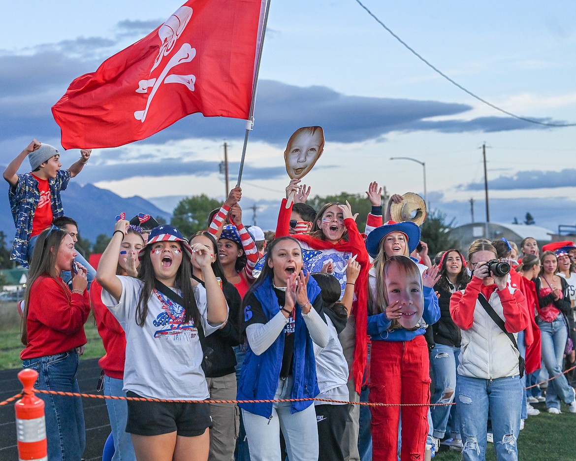 Fans at the game between Ronan and Polson last week. (Christa Umphrey photo)