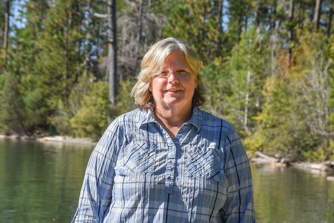 Diane Whited, a GIS and remote sensing analyst at the biological station, celebrates 25 years of work this year. (Kate Heston/Daily Inter Lake)