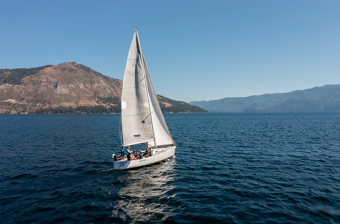 Dogsmile Adventures is pictured out on a recent excursion. The nonprofit partners with local organizations to provide therapeutic sailing experiences to under-resourced communities at little or no cost.