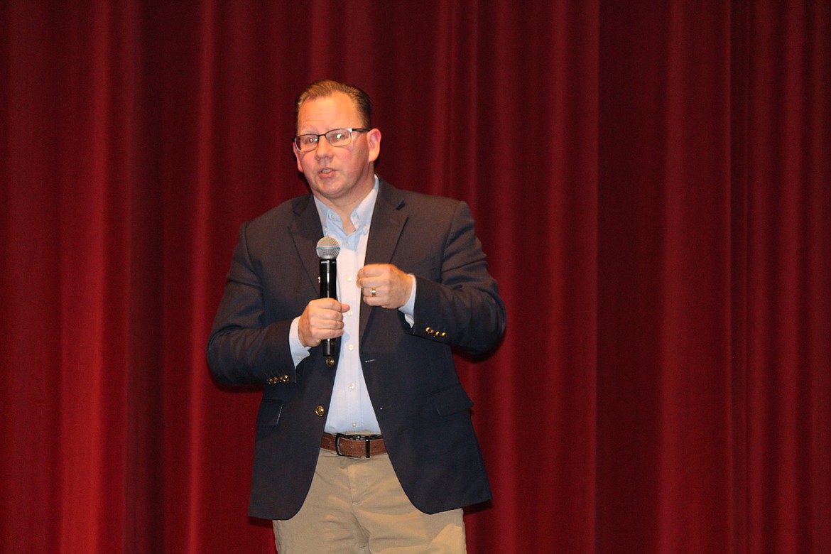 Superintendent of Public Instruction Chris Reykdal talked about the future of education in a discussion at Central Washington University Wednesday.