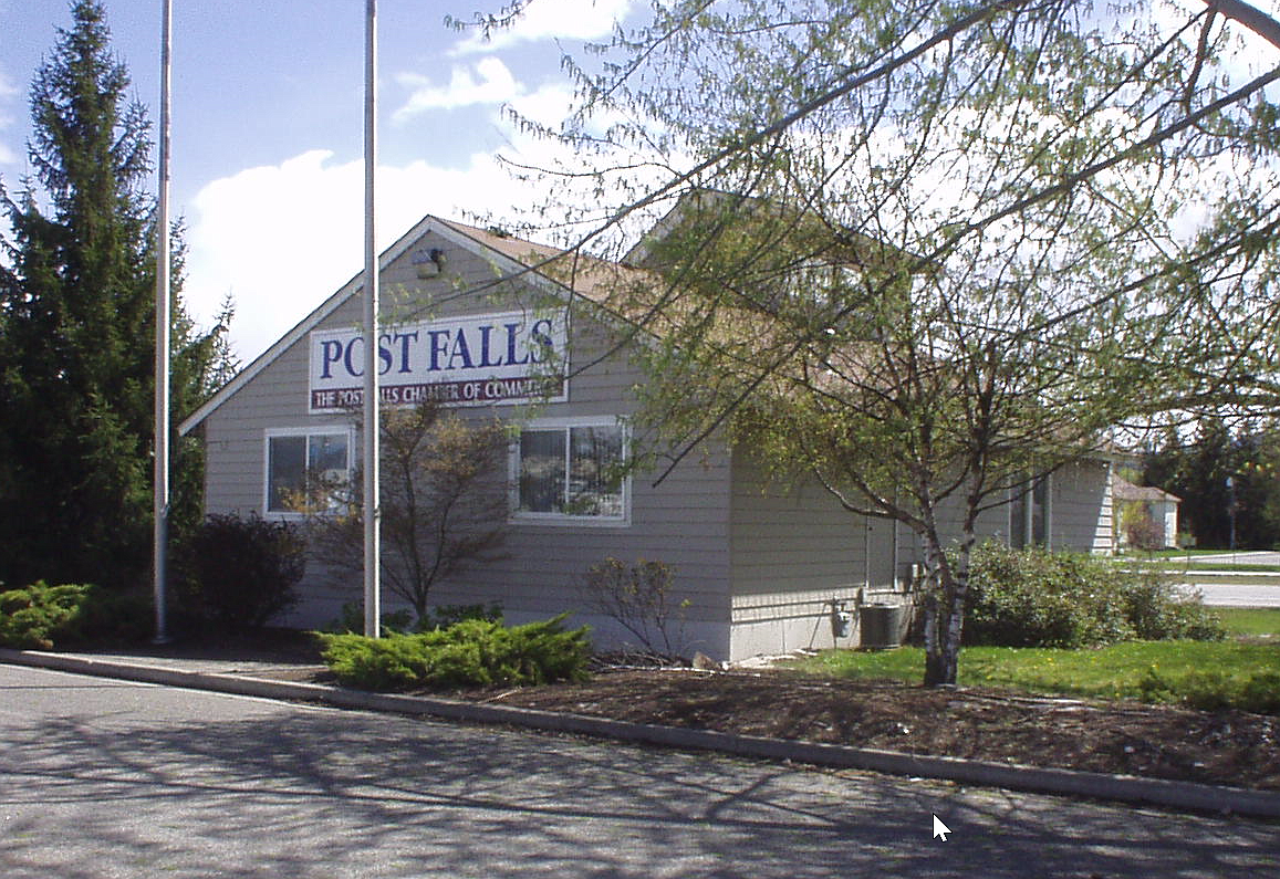 Post Falls Chamber of Commerce building, 2000.