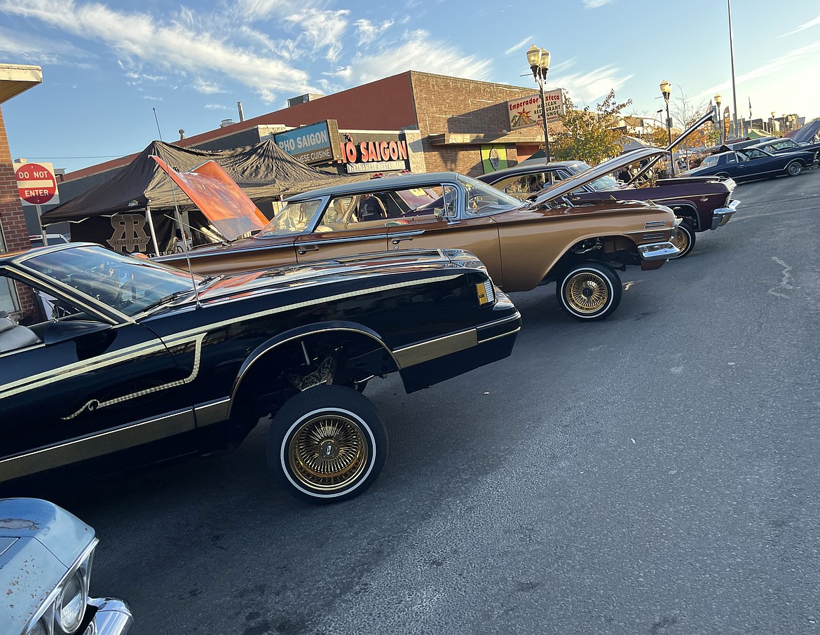 The lowrider car show at the UMANI Festival Saturday brought in vehicles from as far away as California and Canada.