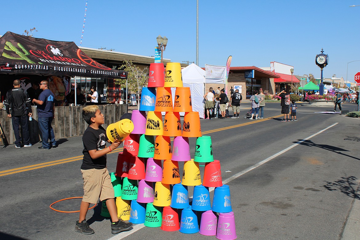 The UMANI Festival Saturday included lots of games and activities for the younger set.