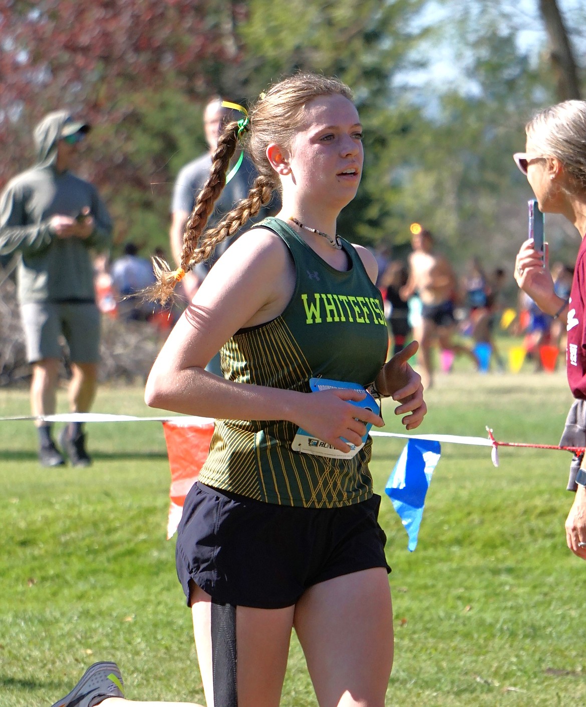 Junior Maren Cromie recorded a season best time at the Mountain West Classic in Missoula on Saturday. (Matt Weller photo)