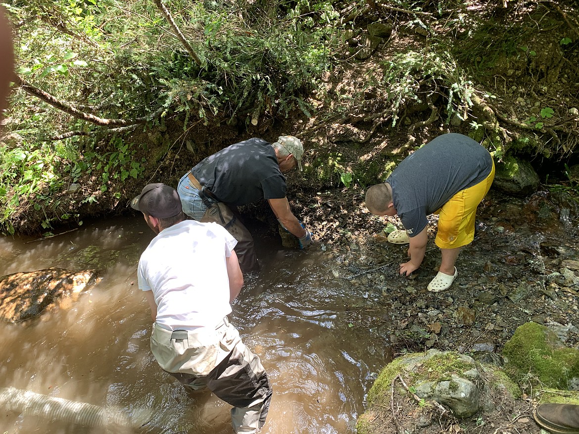 One of Amy Bargelt's favorite annual outings is to go gold mining with her family at a claim they have along the California-Oregon border.