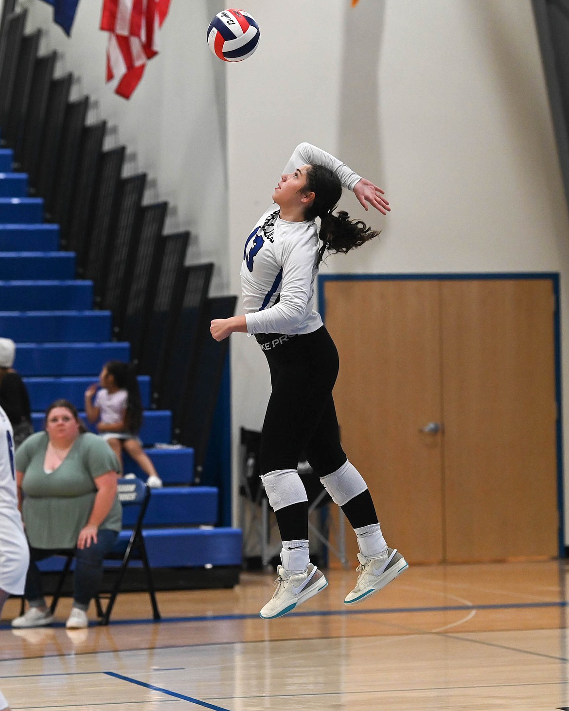 Mission's Alecia Steele posted 12 kills and four aces while also leading the team with six digs during last week's game against Superior. (Christa Umphrey photo)