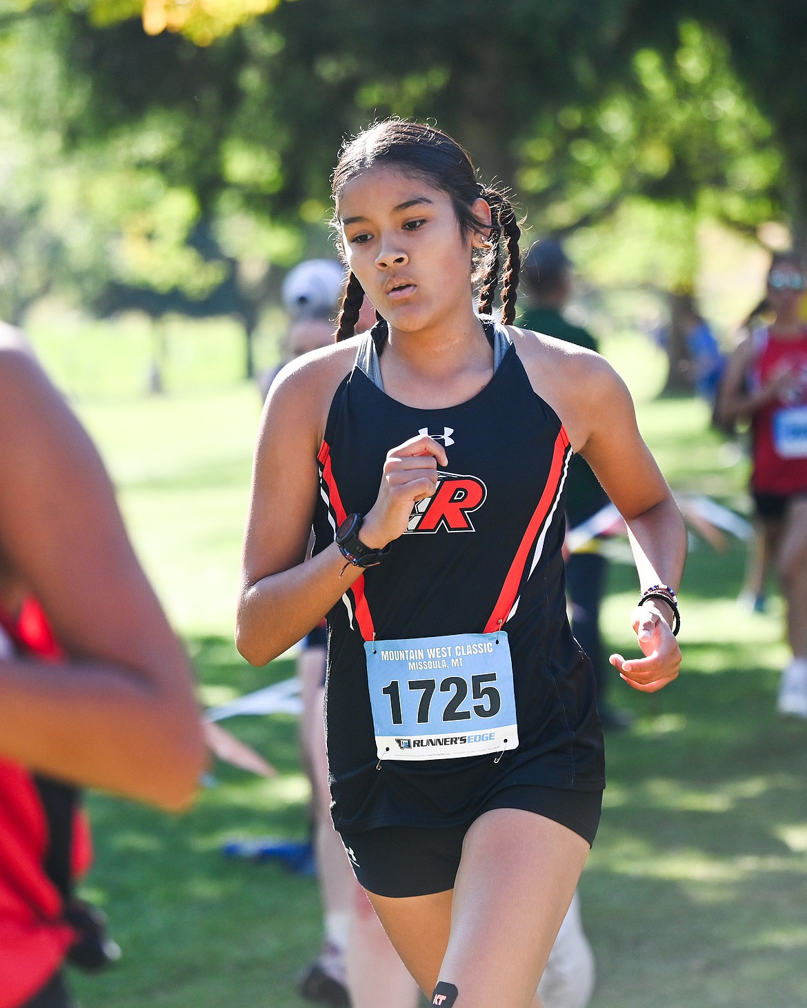 Ronan's Annie Adams posted a time of 23:25.37 at the Mountain Classic. (Christa Umphrey photo)