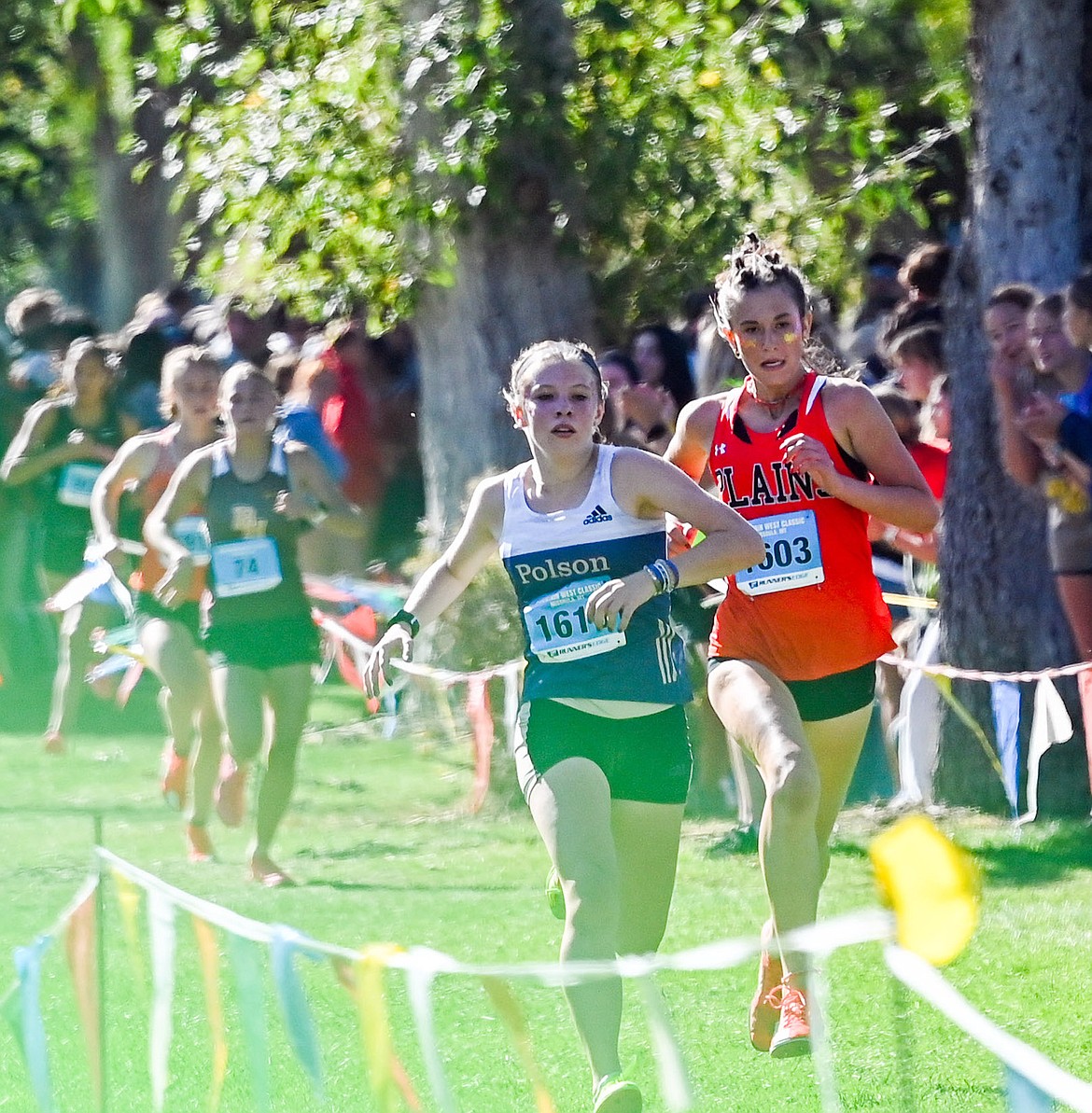 Polson's Morgan Delaney took third at last weekend's Mountain West Classic against some of the best runners in the region. (Christa Umphrey photo)