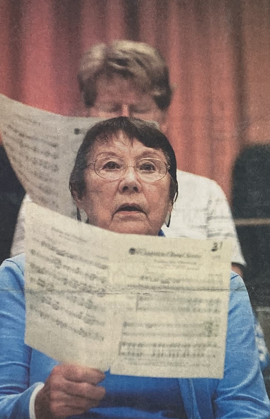 Jo Webb, 84, the oldest student at North Idaho College in 2004.