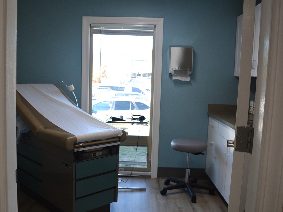 An exam room at the new Kootenai Member Health and Wellness Clinic.