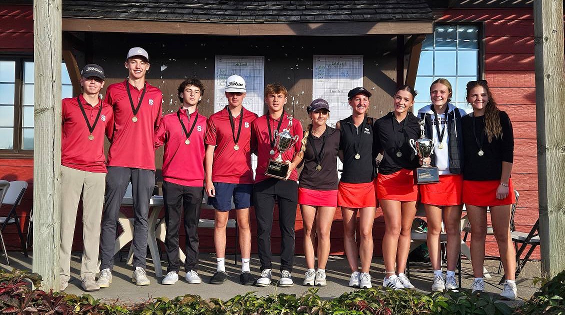 5A DISTRICT 1-2 GOLF: Eacret, Mire lead Sandpoint boys, girls to team titles