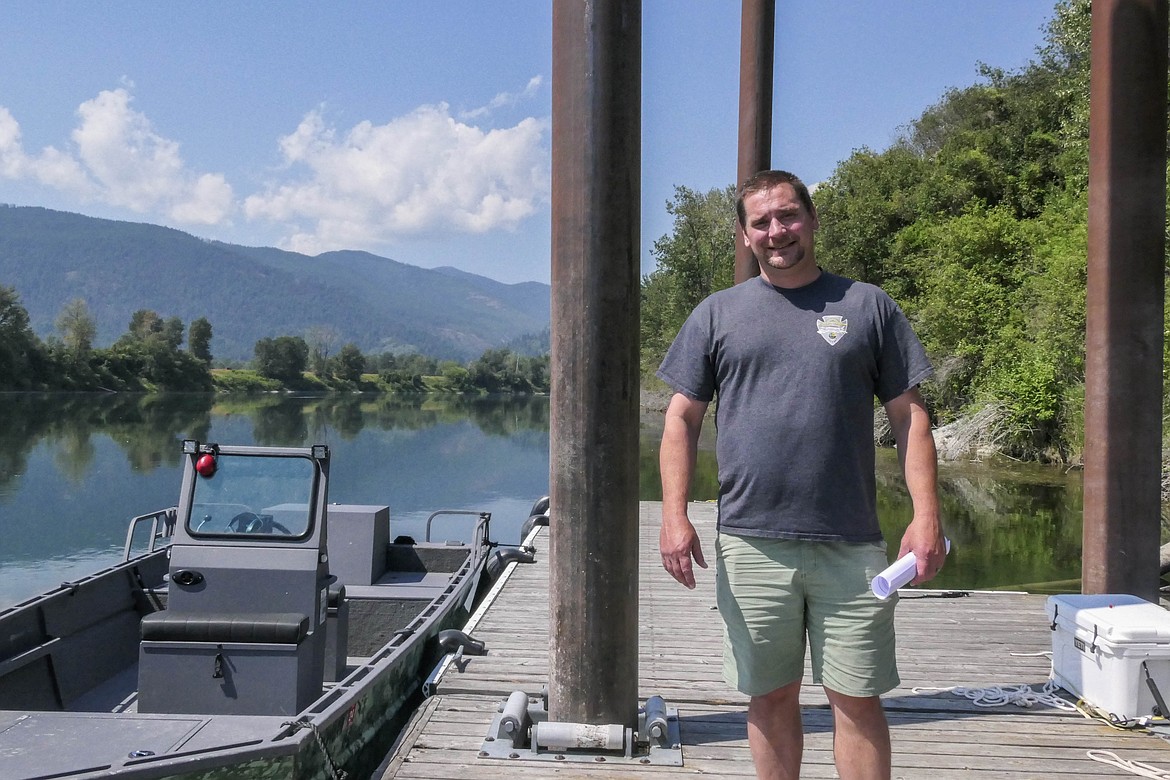 Nate Jensenis the aquaculture program supervisor for the Kootenai Tribe of Idaho, who oversees a white sturgeon hatchery. (Kate Heston/Daily Inter Lake)