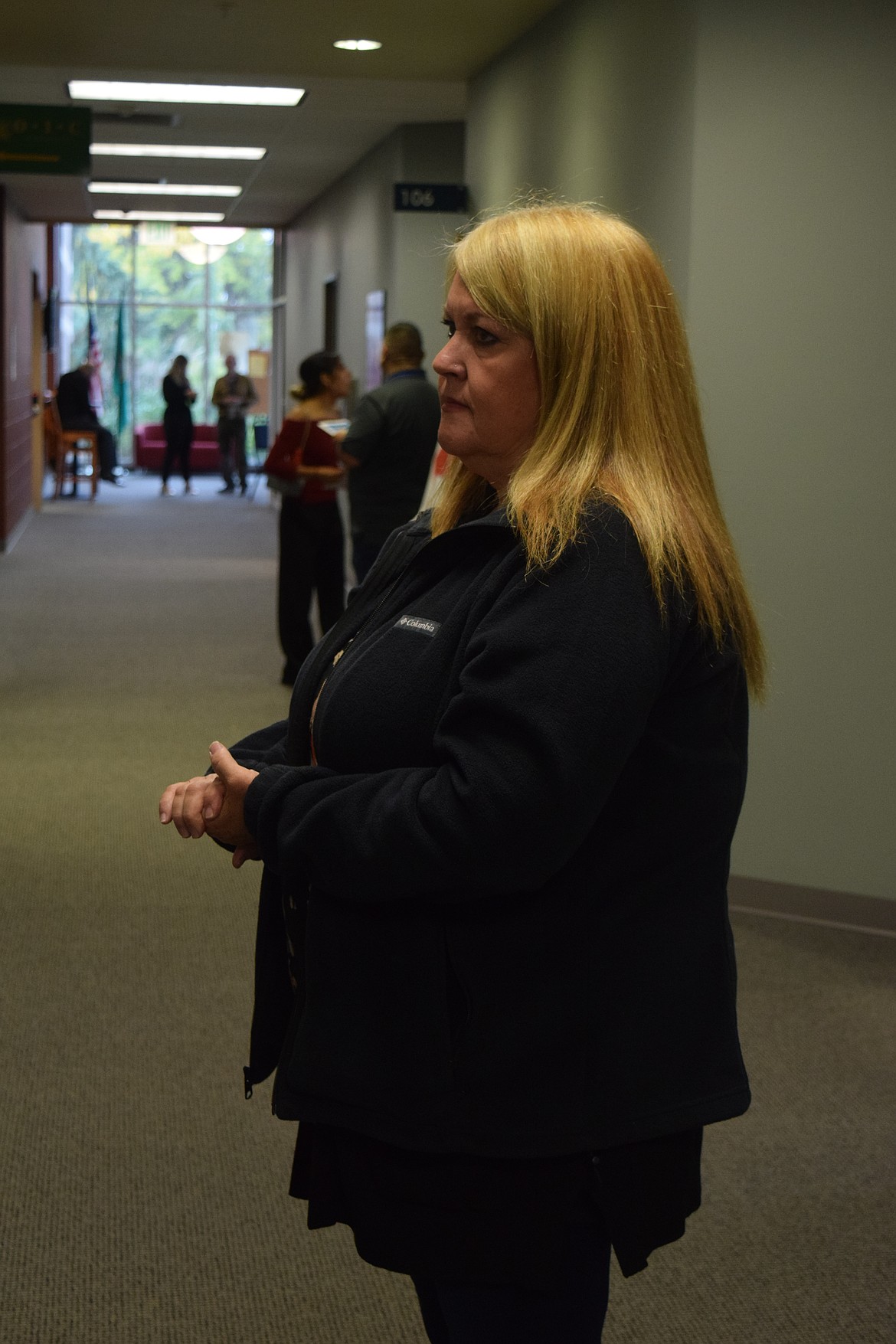 The job fair had an American Sign Language interpreter, Christine Dahl, to help those with hearing disabilities participate. There were also multiple staff members translating Spanish for attendees.