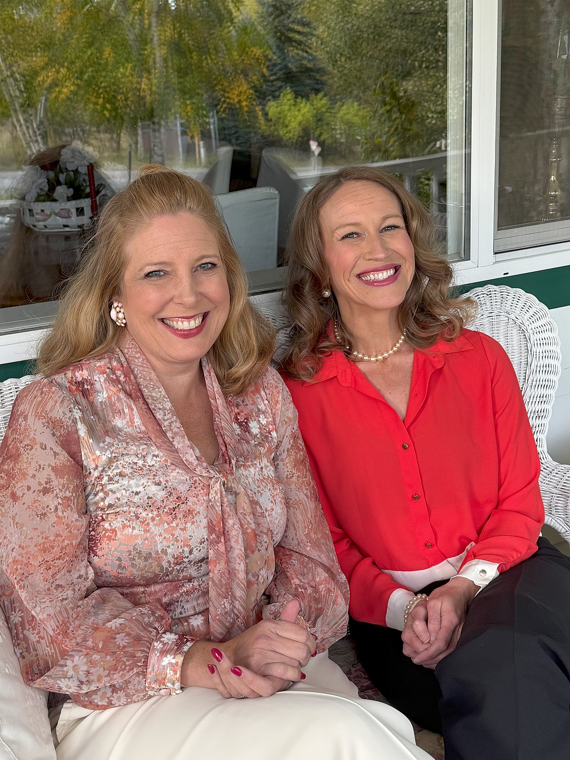 Nikki Luttmann, left, and Karynn Thompson are among the cast of "Steel Magnolias", the latest production of Lake Pend Oreille Repertory Theatre. Opening night is Oct. 11.