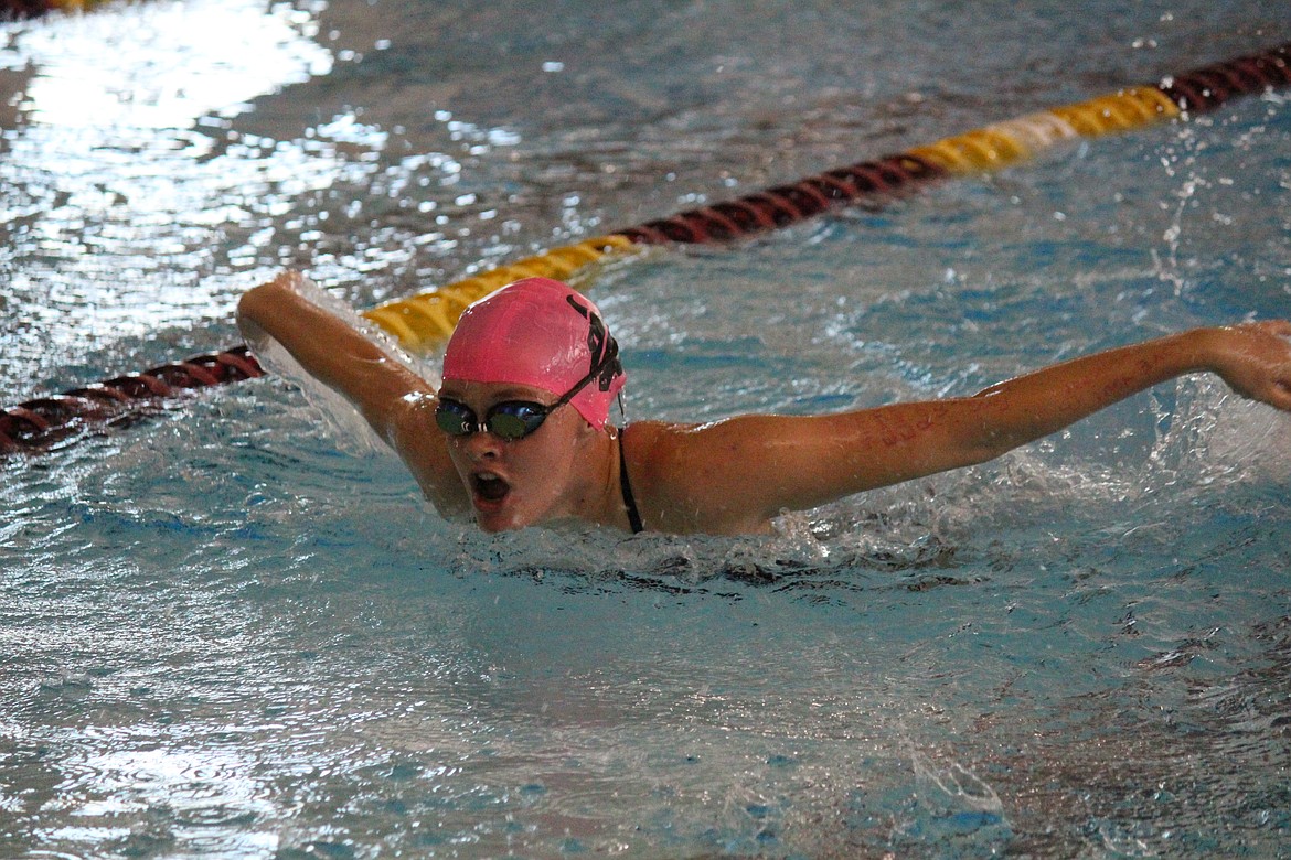 The Moses Lake girls swimming team defeated both West Valley (Yakima) and Sunnyside in Thursday’s league meet, besting the Rams 112-49 and the Grizzlies 132-11.