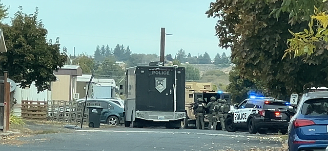 Two Moses Lake residents were arrested Wednesday after a search warrant of a resident on Road H was served by the Moses Lake Police Department’s Street Crimes Unit.