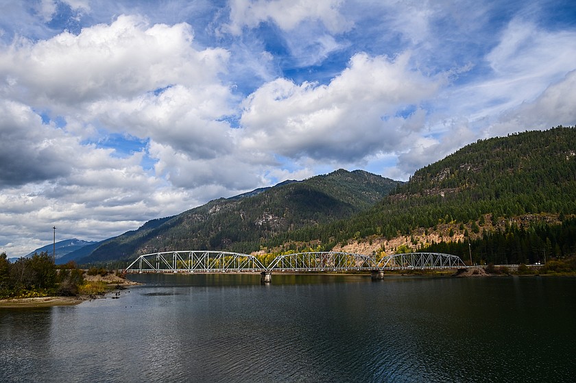 The Noxon Bridge over the Clark Fork River in Noxon on Wednesday, Oct. 9. (Casey Kreider/Daily Inter Lake)