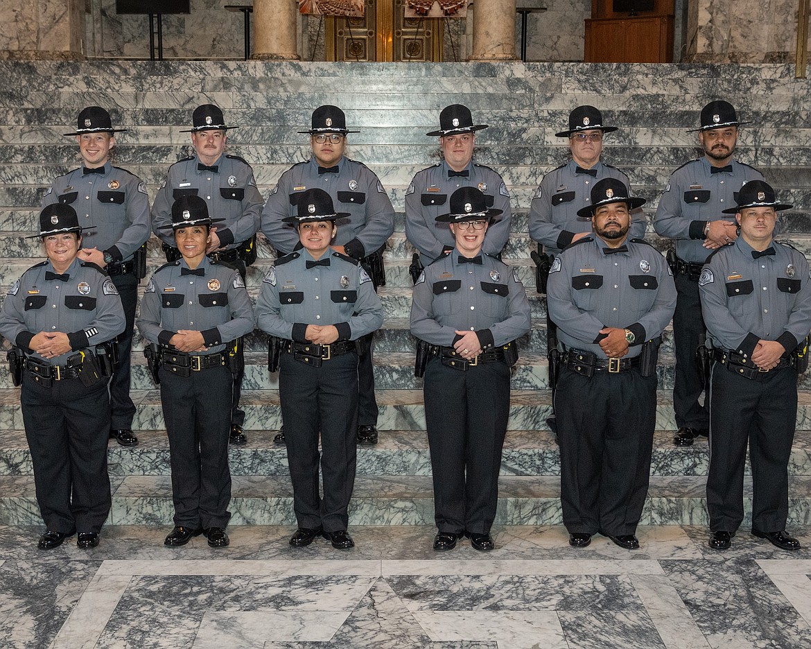 The Washington State Patrol had 12 new officers graduate from the Commercial Vehicle Enforcement Officers program. The officers enforce commercial motor vehicle operations around Washington.