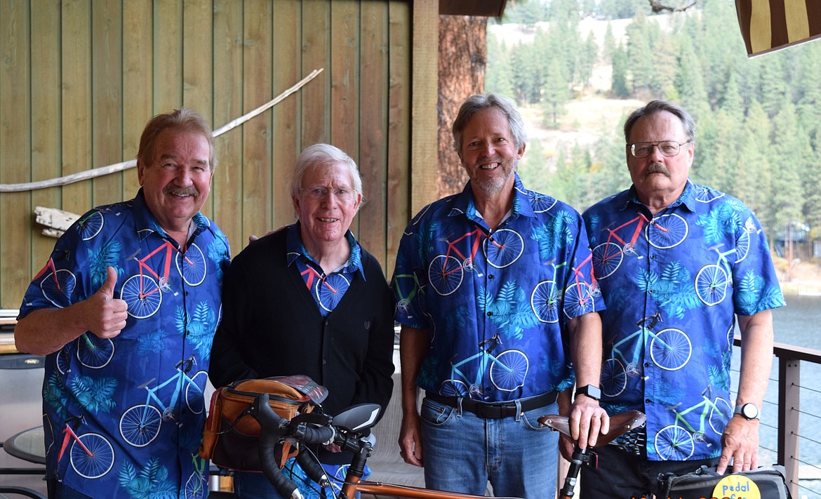 50 years later: John Cross, Jim Oines, Peter Crane and Jeff Stoops reunite in Coeur d'Alene.